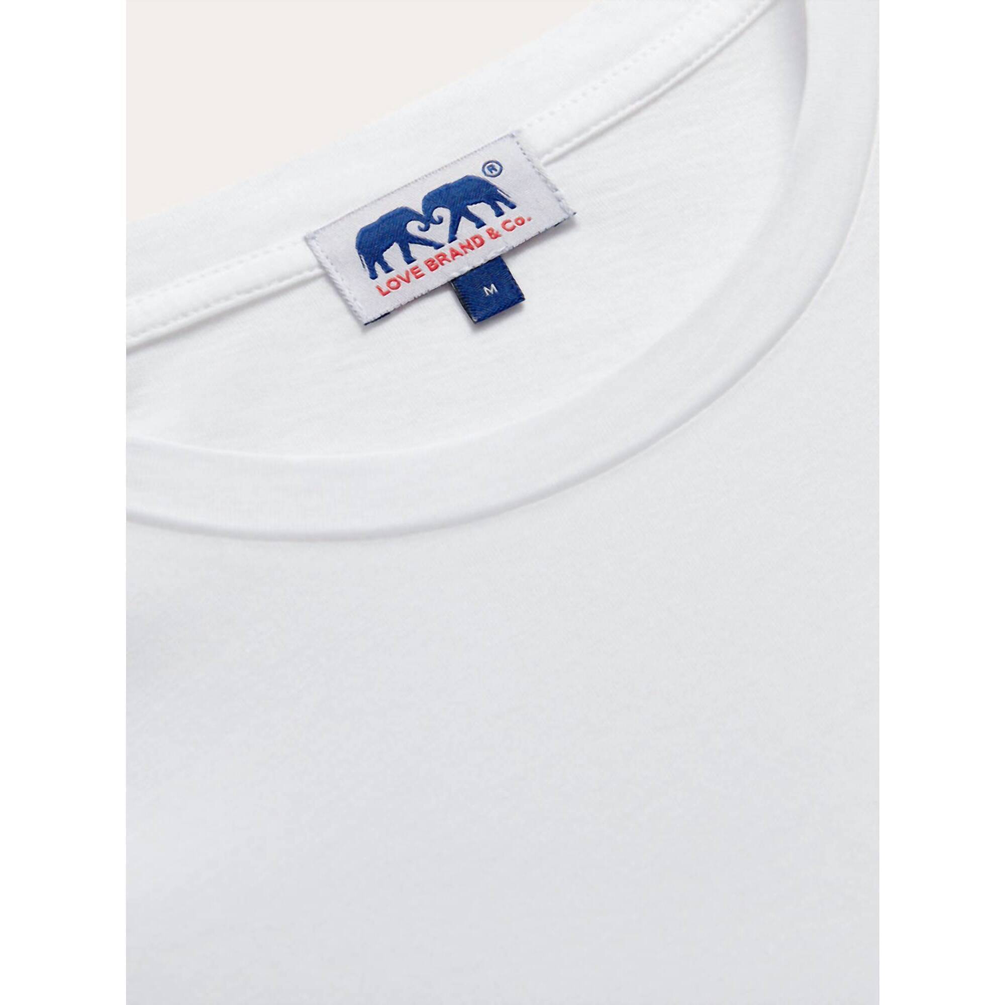 New Lover Brand Fashion Men's Lockhart T-Shirt In White — image 2 of 2